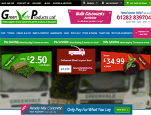 Tablet Screenshot of greenvaleproductsltd.com